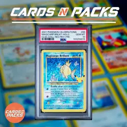 Carte Pokemon Magicarpe Brillant 66/64 Holo Celebrations PSA 10 GEM MINT 🔥 - Image 1