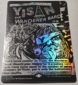 MTG Secret Lair Yisan, The Wanderer Bard #1196 -SLD Legendary Flyers NTK NM FOIL - Image 2