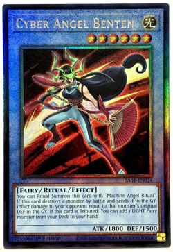 RA01-EN024 Cyber Angel Benten - Prismatic Ultimate Rare NM 1st Ed YuGiOh - Image 1