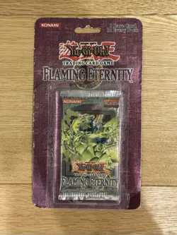 Yu-Gi-Oh TCG Flaming Eternity Blister Pack Sealed Unlimited READ DESCRIPTION - Image 1