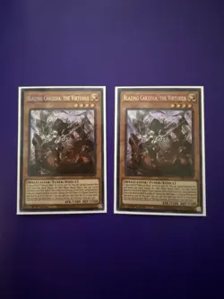 Yu-Gi-Oh Blazing Cartesia, the Virtuous DABL-EN011 Secret Rare 1st Edition NM x2 - Image 1
