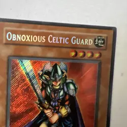 Yu-Gi-Oh Obnoxious Celtic Guard CT1-EN006 Secret Rare Limited Edition - Image 4