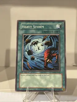 Heavy Storm SD3-EN021 1st Edition Common Yugioh TCG - Image 1