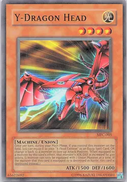 Y-Dragon Head Unlimited Super Rare Magician's Force MFC-005 NM - Image 1