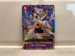 Ms. All Sunday One Piece CCG Kingdoms of Intrigue OP04-064 Mint - Image 1