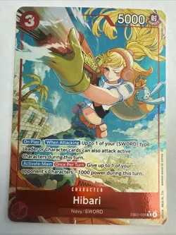 Hibari (Alternate Art) EB03-008 Extra Booster: One Piece Heroines Edition Foil - Image 1