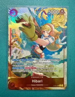 Hibari EB03-008 Alt Art Rare NM One Piece EB03 Heroines English - Image 3