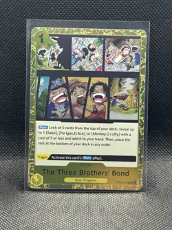 The Three Brothers Bond C ST13-019 PRB-02 Foil BEST vol. 2 One Piece TCG - Image 1