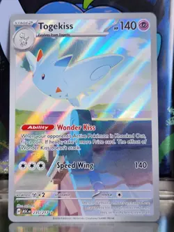 Togekiss 235/217 ASC Full Art Holo Rare 140 HP Stage 2 English Pokemon Card - Image 1