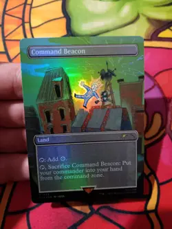 Command Beacon (Rainbow Foil) Secret Lair Drop Fallout MTG MINT - Image 1