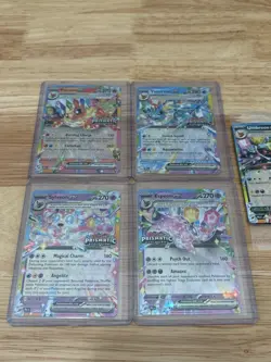 Pokemon TCG Prismatic STAMPED Promo Card Lot Espeon, Flareon, Sylveon, Umbreon - Image 3