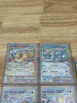 Pokemon TCG Prismatic STAMPED Promo Card Lot Espeon, Flareon, Sylveon, Umbreon - Image 5