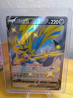 Zacian V (Shiny) SWSH292 Holo Sword & Shield Promo Pokemon Card - Image 1