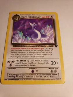 Pokemon Dark Dragonair TCG Card 33/82 Team Rocket Set - Image 2