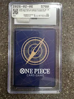 Ulti 2025-26 Championship Event Pack One Piece Promotion Card P-077 CGC 10 - Image 2