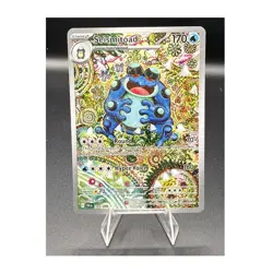 Pokemon Seismitoad Sv: Black Bolt Illustration Rare Full Art Holo Card 105/086 - Image 1