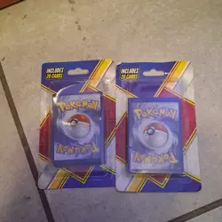 two 2019 Pokemon TCG UNOPENED MJ HOLDI BLISTER PACK - 20 Card Pack + Freebies 728192477089 - Image 2