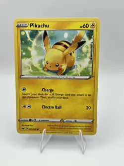 Pikachu 065/202 Sword & Shield Common Pokemon Card 2020 - Image 1