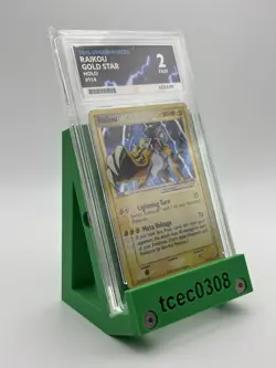 Raikou Gold Star ⭐ 114/115 - EX Unseen Forces - Holo - ACE 2 Graded Pokemon Card - Image 2