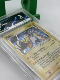 Raikou Gold Star ⭐ 114/115 - EX Unseen Forces - Holo - ACE 2 Graded Pokemon Card - Image 4