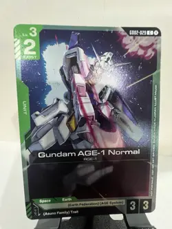 Gundam Card Game - Gundam AGE-1 Normal (GD02 Release Event) GD02-029 C - NM FOIL - Image 1