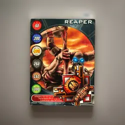 Bakugan Subterra Reaper BA045 HSP 200 Reaper Character Card - Image 4
