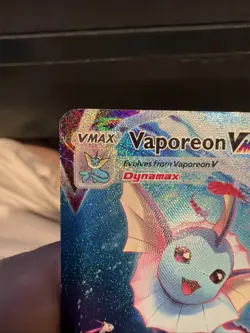 Vaporeon VMAX SWSH182 Ultra Rare Full Art Pokemon TCG Card 2021 Holo Foil - Image 5