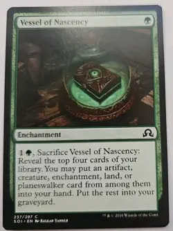 MTG Magic The Gathering Card Vessel of Nascency Enchantment Green SOI 2016 - Image 1