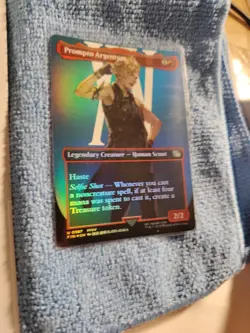 Prompto Argentum 0387 Borderless FOIL Final Fantasy MTG Magic - Pack Fresh 💎 - Image 3