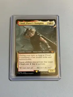 MTG: Cloud, Planet's Champion (Extended Art) [Final Fantasy] Near Mint - Image 1