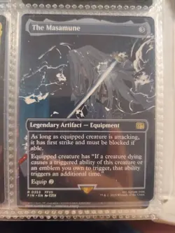MTG The Masamune (Borderless) Normal NM FINAL FANTASY Magic 353 - Image 1