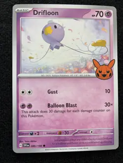 Drifloon 89/198 - Pokemon Trick or Trade Halloween BOOster Promo Card (NM) - Image 1
