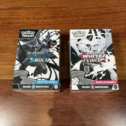 Pokemon Black Bolt and White Flare Booster Bundle LOT OF 2 BRAND NEW SEALED - Image 1