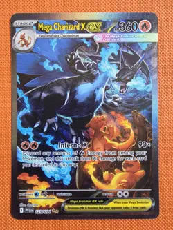 Mega Charizard X EX SIR 125/094 (English) Phantasmal Flames Pokemon TCG - Image 1