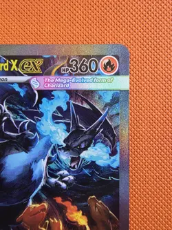 Mega Charizard X EX SIR 125/094 (English) Phantasmal Flames Pokemon TCG - Image 4