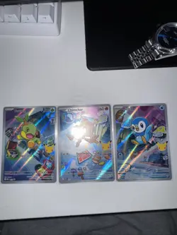 Pokemon TCG First Partner Piplup, Turtwig And Chimchar Near Mint Condition - IR - Image 1