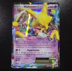 Alakazam EX Ultra Rare XY - Fates Collide FCO Psychic Holofoil 25/124 NM - Image 1