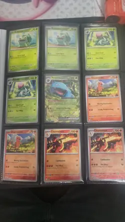 Pokemon SV 151 Complete Base Master Set Holo's/Reverse Holos/EXs w/binder - Image 1