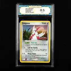 TQG 8.5 NM-MT+ 2007 Pokemon ENG Zangoose #EX-PK 25/108 R - Image 1