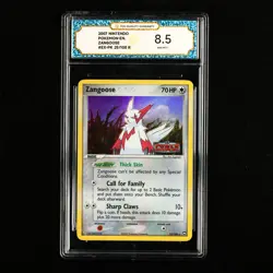 TQG 8.5 NM-MT+ 2007 Pokemon ENG Zangoose #EX-PK 25/108 R - Image 2