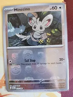 Minccino (Master Ball Pattern) 075/086 Common Black Bolt Pokemon Near Mint - Image 1