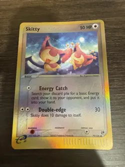 SKITTY 79/100 C MP SANDSTORM POKEMON REVERSE HOLO - Image 1