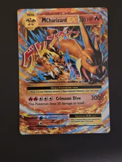 Pokemon M Charizard EX 13/108 Evolutions Ultra Rare Full Art Holo Mega 220 HP - Image 1