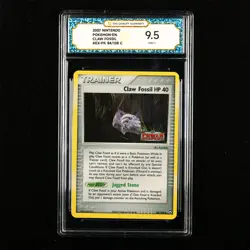 TQG 9.5 Mint+ 2007 Pokemon ENG Claw Fossil #EX-PK 84/108 C - Image 1