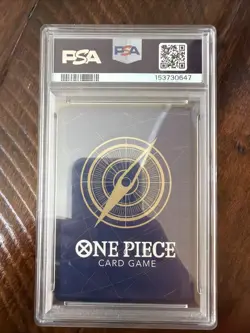 One Piece CCG Nami Manga Alternate Art Japanese Psa 9 - Image 2