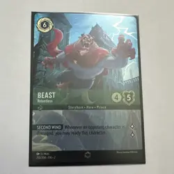 Disney Lorcana TCG Beast - Relentless 210/204 Legendary Foil EN Emerald - Image 1