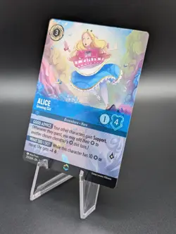 Disney Lorcana TCG Rise Of The Floodborn Alice Growing Girl Enchanted 213/204 - Image 2