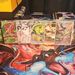 Pokemon TCG IR Lot 5 cards near mint - Image 1