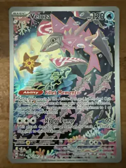 Pokemon TCG Veluza Card 192/182 Paradox Rift Illustration Rare NM Condition - Image 1