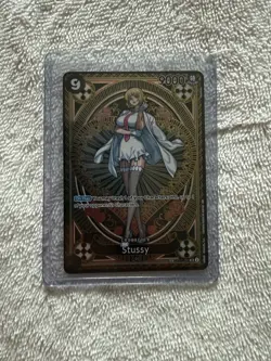 Bandai One Piece CCG Stussy Character Card OP07-081 9000 Power Regular - Image 1